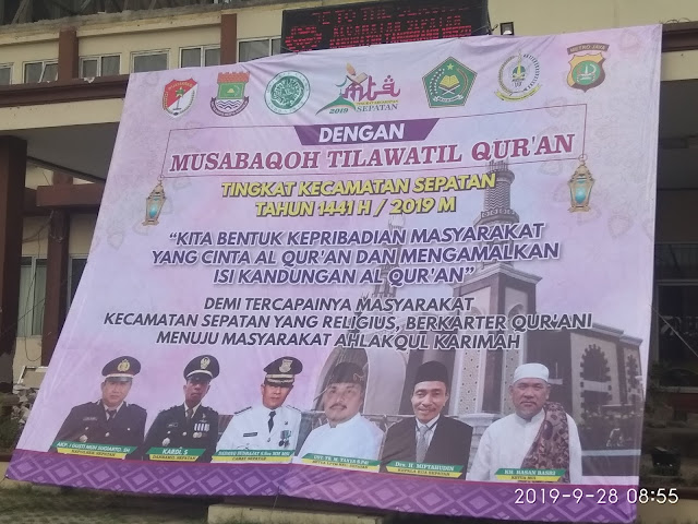 MTQ Tingkat Kecamatan Sepatan Kabupaten Tanggerang Kearah Akhlaq Dan Relegius