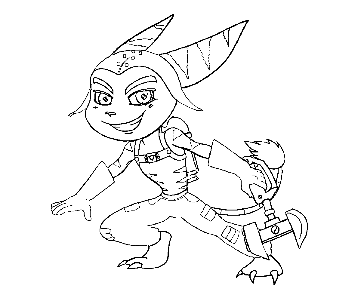 #9-top-ratchet-and-clank-printable-coloring-pages by yumi