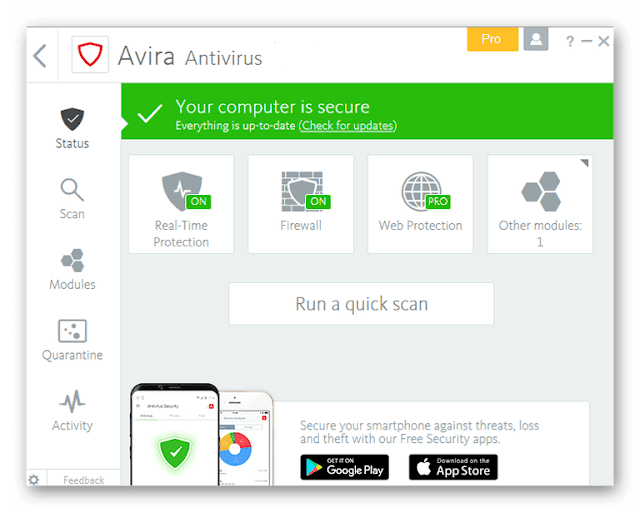 Avira Antivirus Pro Setup+Crack v15.0.34.17 For Pc || Modeddroid