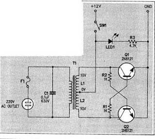Simple Micro Inverter circuit DC voltage AC 12v x110v