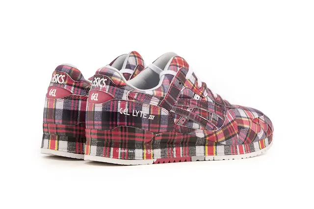 COMME des GARÇONS SHIRT and ASICS Go Bold with Tartan GEL-LYTE III 07