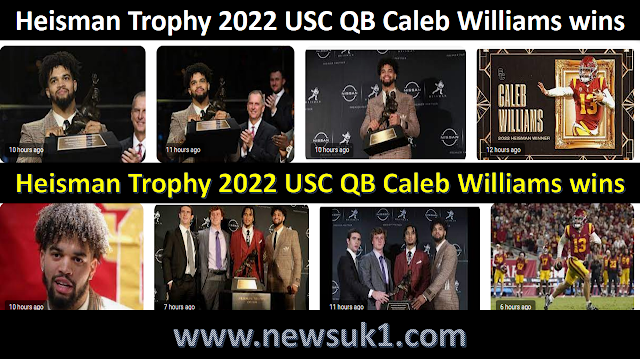 Heisman Trophy 2022 USC QB Caleb Williams wins