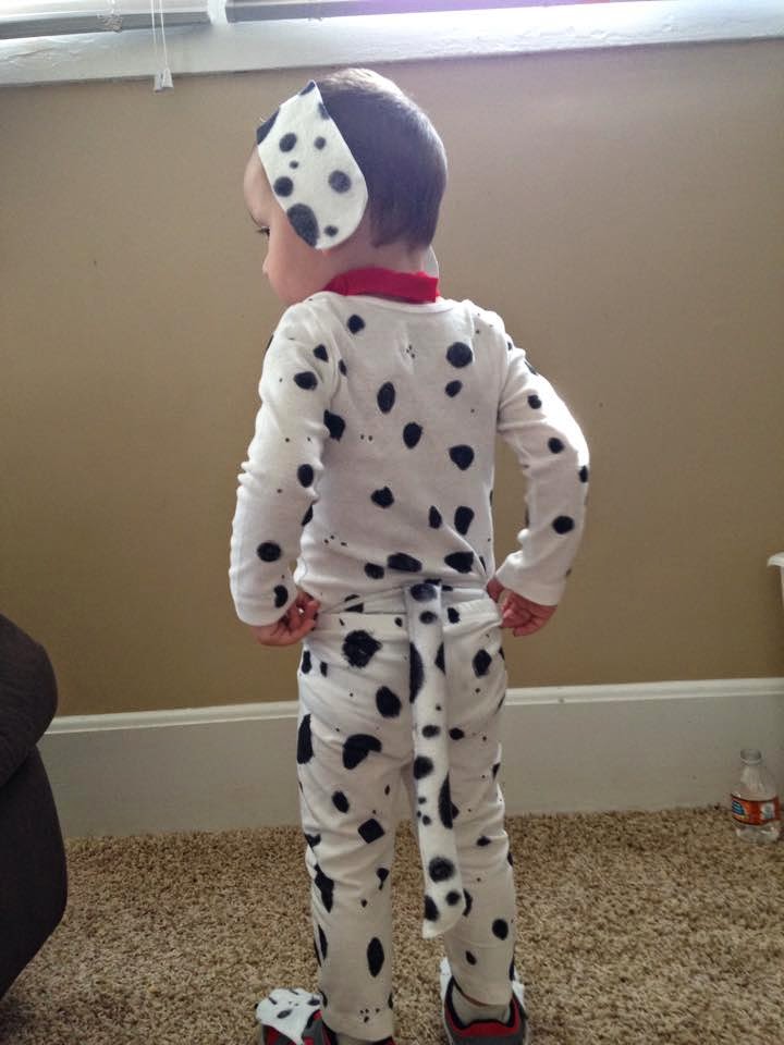 My life in a nutshell...: DIY Dalmation and Firefighter Halloween