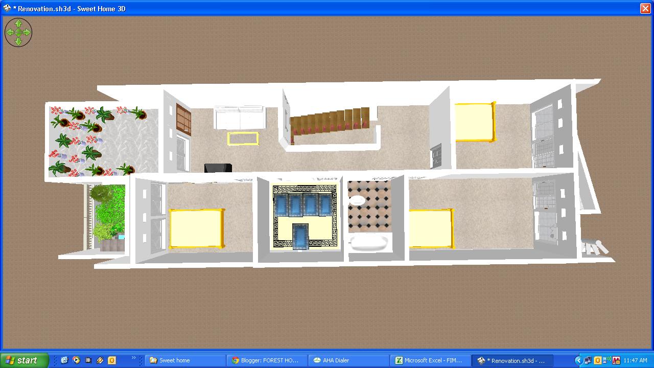 FOREST HOUSE Merancang Sendiri 3D Sederhana Rumah Kita