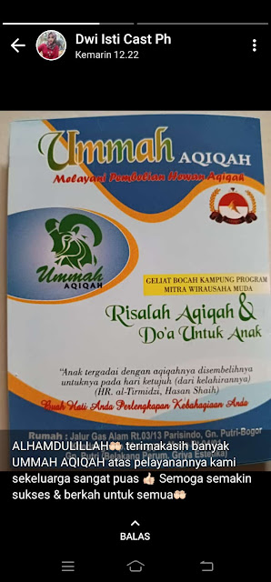 Dokumentasi Paket Kambing Aqiqah