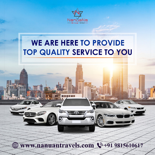 Nanuan Travels provide 'Taxi in Chandigarh' and Taxi in Mohali'.