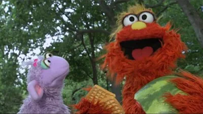 Sesame Street Episode 4264. Murray and Ovejita appear, Murray wonders the letter of day.