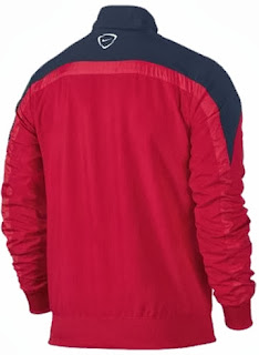 Jaket Bola GO Sideline Training Track Arsenal Red-Black 2013-2014