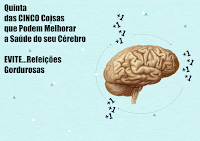 Quinta das CINCO Coisas que Podem Melhorar a Saúde do seu Cérebro - EVITE…Refeições Gordurosas