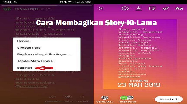 Cara Membagikan Story IG Orang Lain ke Story Kita
