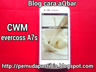 cara install cwm evercoss A7s