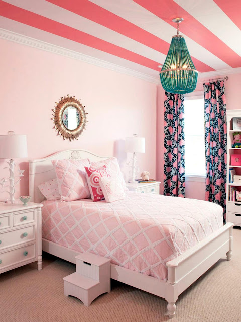 Model Kamar Tidur Bernuansa Pink