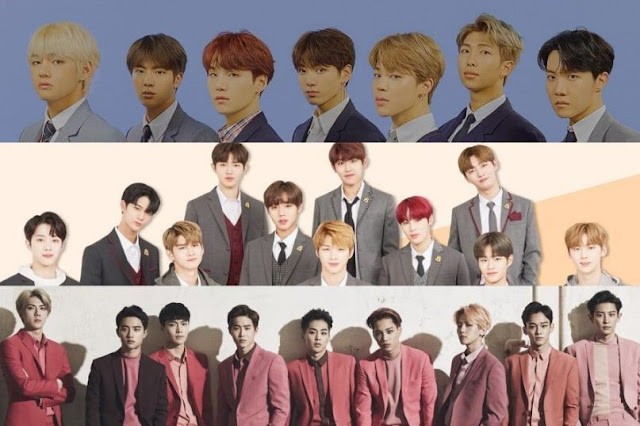 Daftar Boygroup Dengan 'Brand Reputation' Terbaik Bulan Oktober 2018