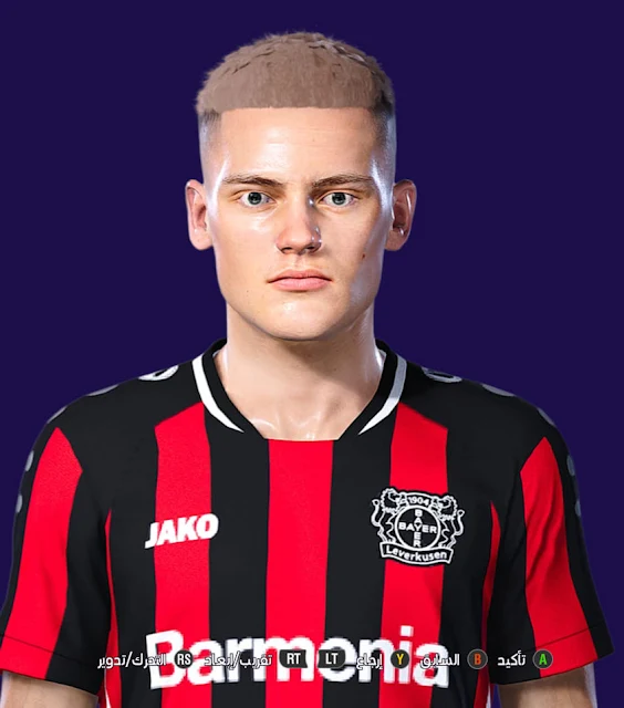 Florian Wirtz Face For eFootball PES 2021