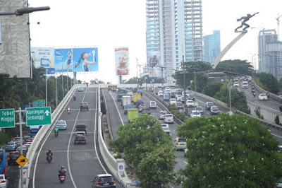 Proyek LRT, Flyover Pancoran Arah Slipi Tutup Malam Hari