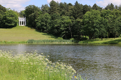 View of Gothic temple from the lake, Painshill © A Knowles