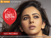 south indian female star rakul preet most charming face closeup for her birth date celebration