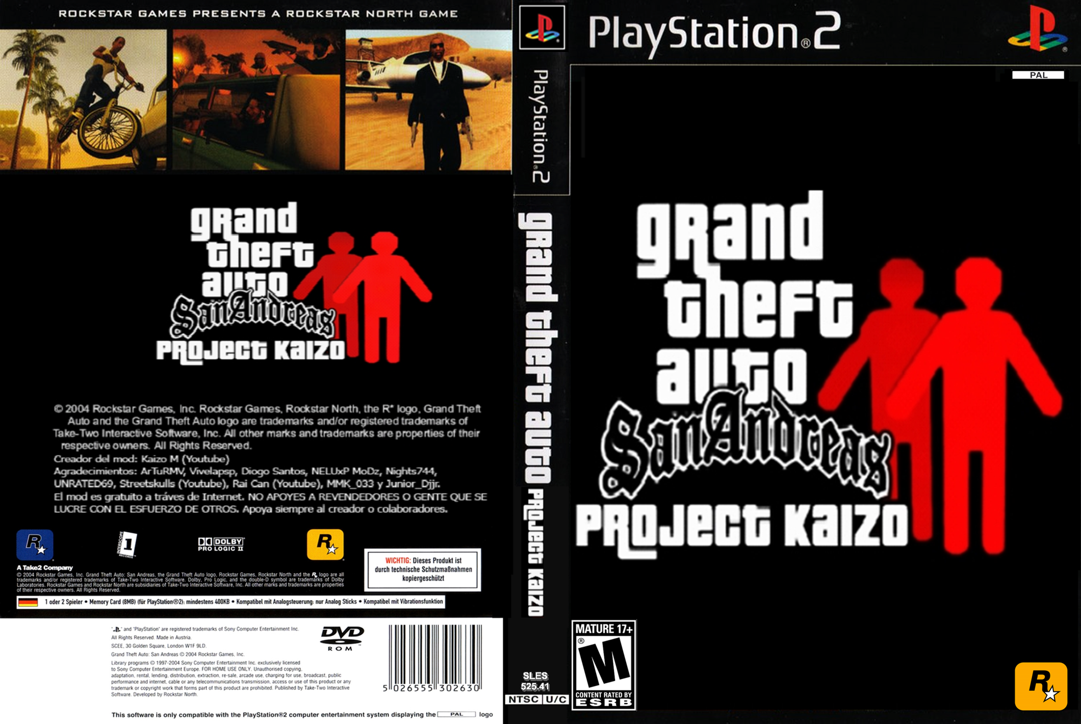 Baixar GTA San Andreas Project Kaizo 2.2 PT-BR PS2 ISO Grátis