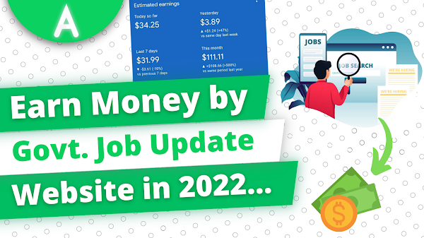 How to Earn Money from Government Job Update Websites?