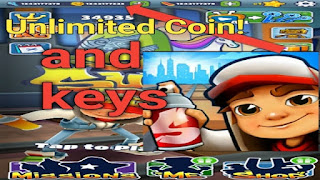 Unlimited keys and coins in subway surf apk