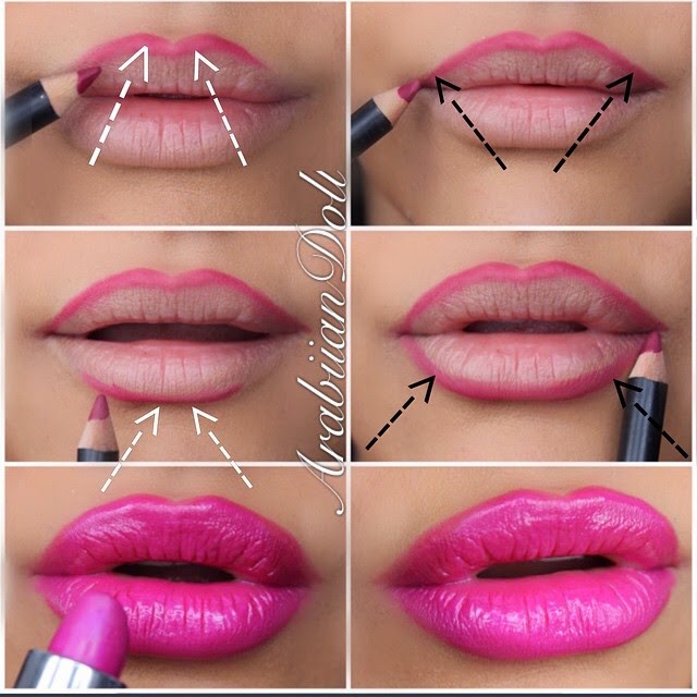 How to make upper lip bigger with makeup