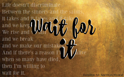 Rambles of an Impatient Girl: #MusicMonday: Wait For It - Hamilton ...