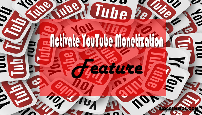 activate youtube monetization