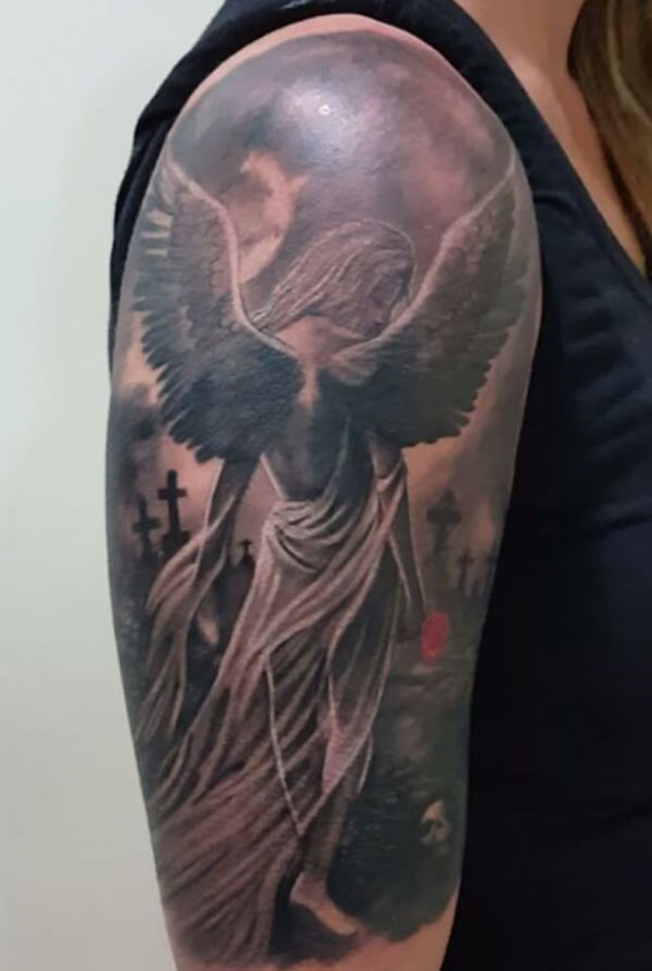 Angel tattoo designs idea