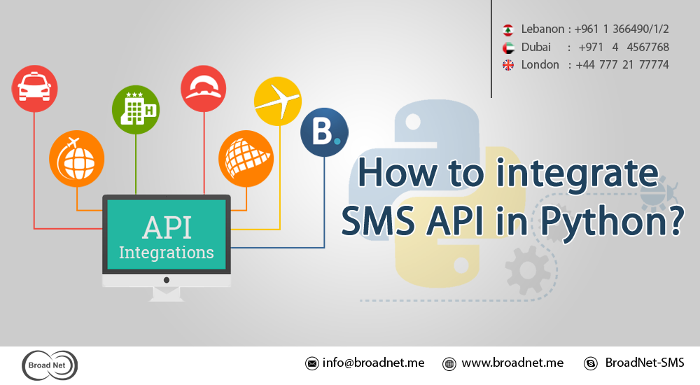 How to integrate SMS API in Python?