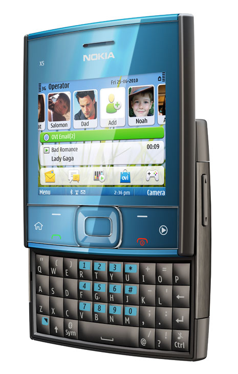 nokia c3 blue black. The Nokia X5-01 is a