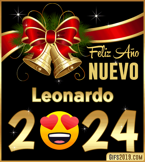Feliz año nuevo 2024 Leonardo