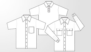 Mens Blank Dress Template for Office Work