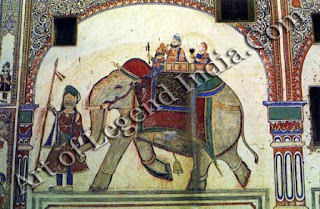 Royal Elephant (Wall Painting)