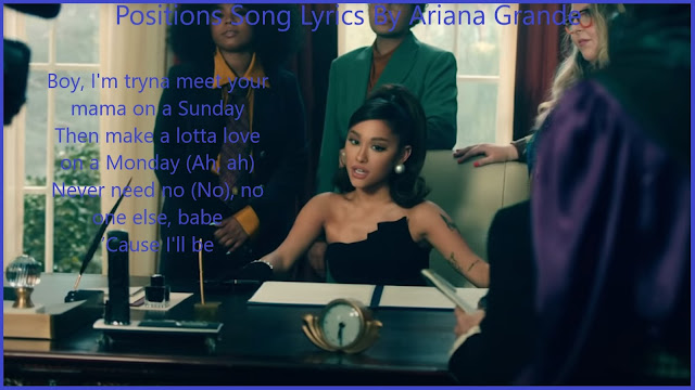 Positions Song Lyrics By Ariana Grande