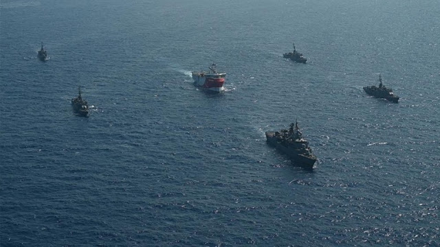 Oruc Reis: H Τουρκία ανακάλεσε όλες τις άδειες στο Πολεμικό Ναυτικό