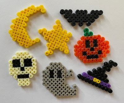 Jennifer's Little World blog - Parenting, craft and travel: Halloween  crafts using Hama beads