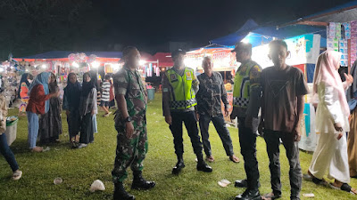 TNI-Polri Labuhanhaji Timur Bersinergitas Amankan Kegiatan Masyarakat. 