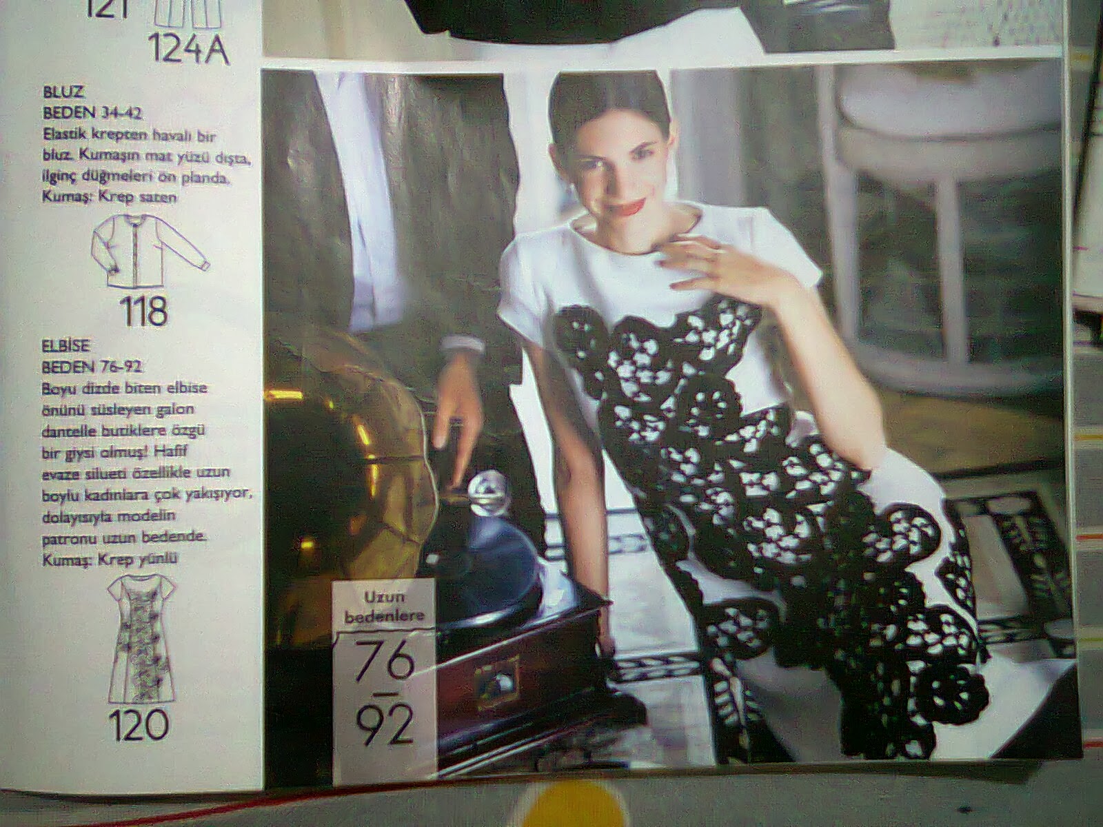 dikmeye basladigim elbise burda dergisi ekim 2011 sayisindan 2
