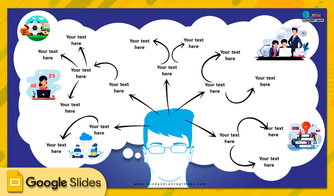 25. Google Slides template from mind map creative ideas