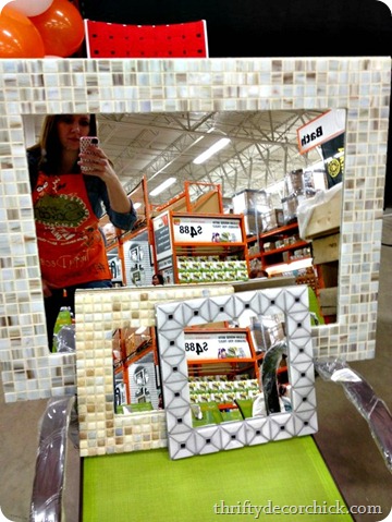 tiling around a mirror