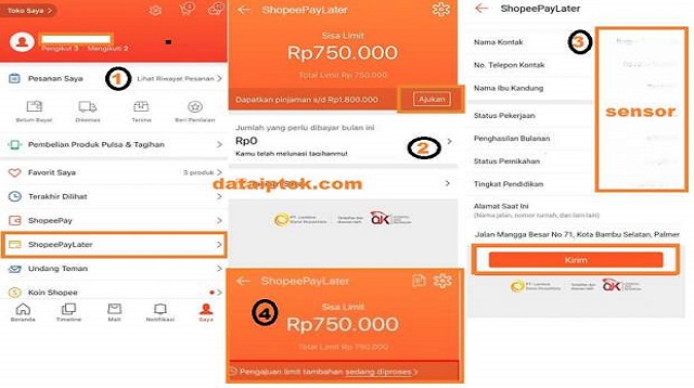 Cara Menaikkan Limit Shopee Paylater Terbaru