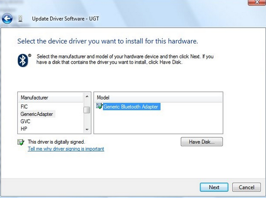  Install Driver Software For A Bluetooth Peripheral | Auto Design Tech