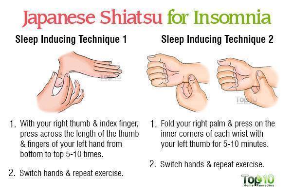 Japanese Shiatsu for insomnia