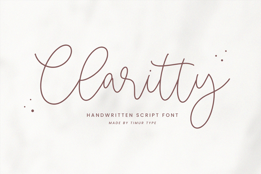 Download-Claritty-Handwritten-Script-Font