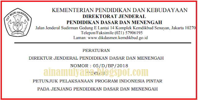 Membaca info di media kita masih sering menemukan penyaluran dana PIP yang dianggap m JUKNIS PROGRAM INDONESIA PINTAR (PIP) JENJANG SD SMP Sekolah Menengan Atas Sekolah Menengah kejuruan TAHUN 2018