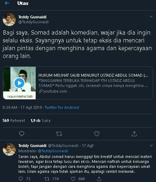 Sebut UAS Komedian, Politikus PKPI Diserbu Warganet