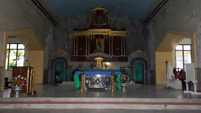 main altar of Sto Nino De Malitbog or Holy Child of Malitbog Parish Church