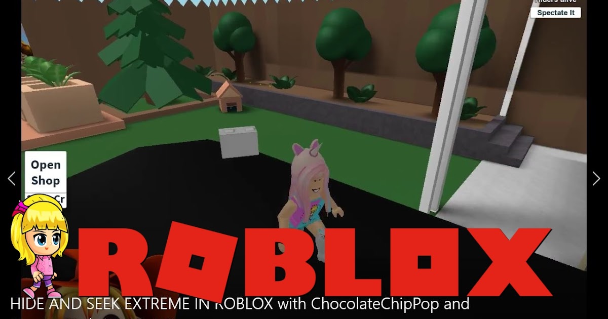 Chloe Tuber Roblox Hide And Seek Extreme Gameplay Playing With - roblox hide and seek extreme it
