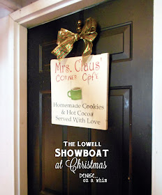 The Cookie Room on the Lowell Showboat at Christmas via http://deniseonawhim.blogspot.com