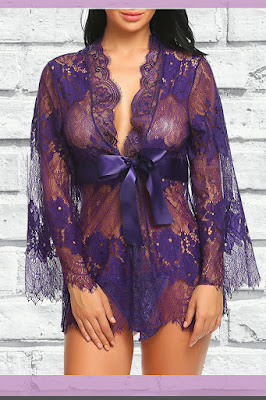 Purple lingerie